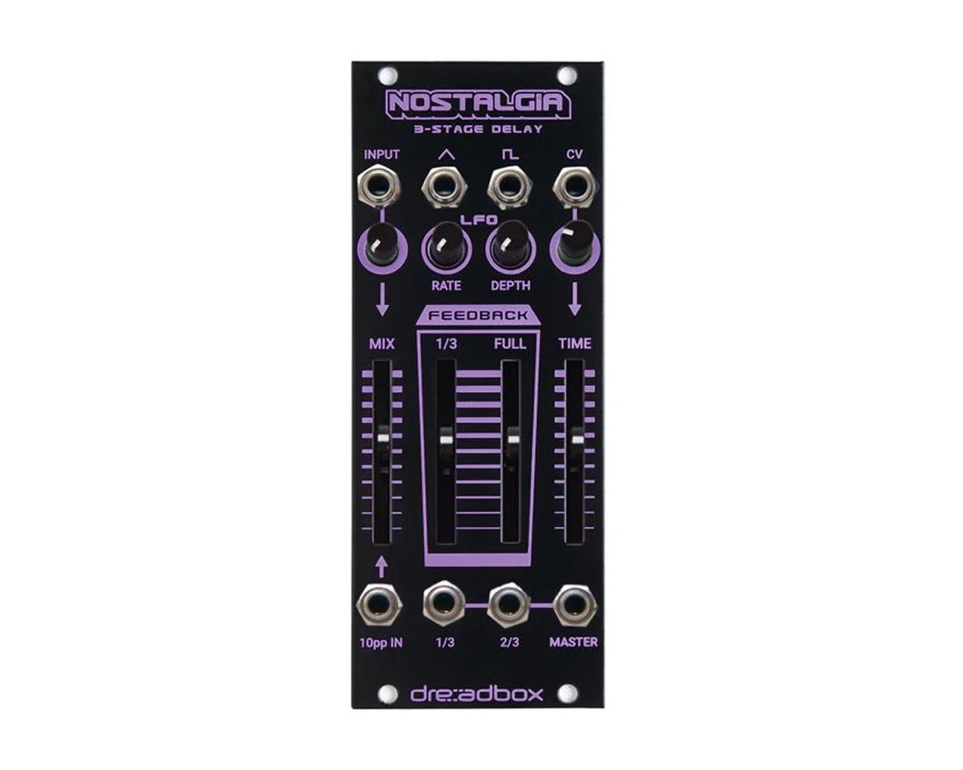Dreadbox Nostalgia Blacklight 3 Stage Hybrid Delay