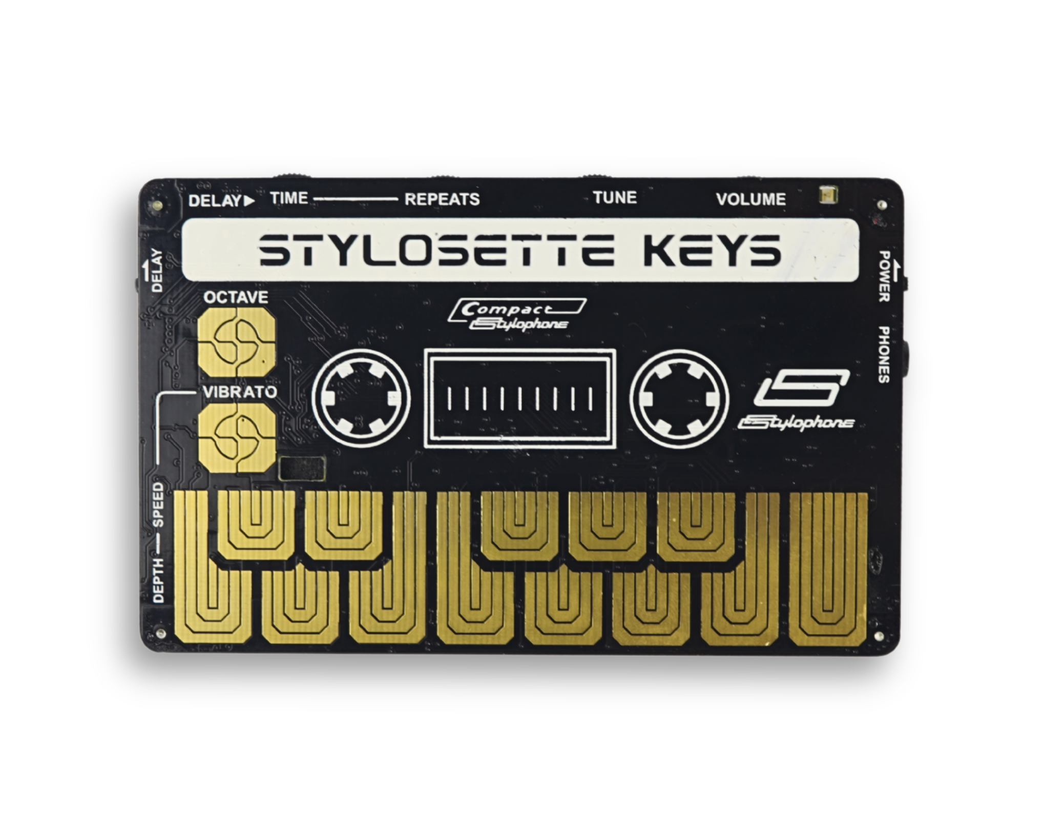 Dübreq Stylophone Stylosette Touch Keyboard Cassette Synthesizer