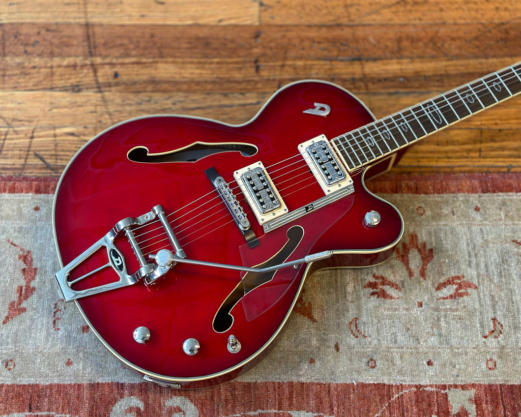 Duesenberg Imperial Red Burst Archtop