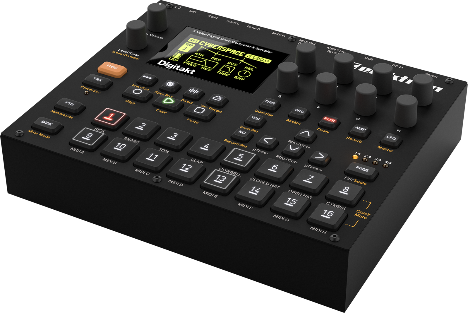 Elektron Digitakt 8 Voice Drum Computer and Sampler Found Sound