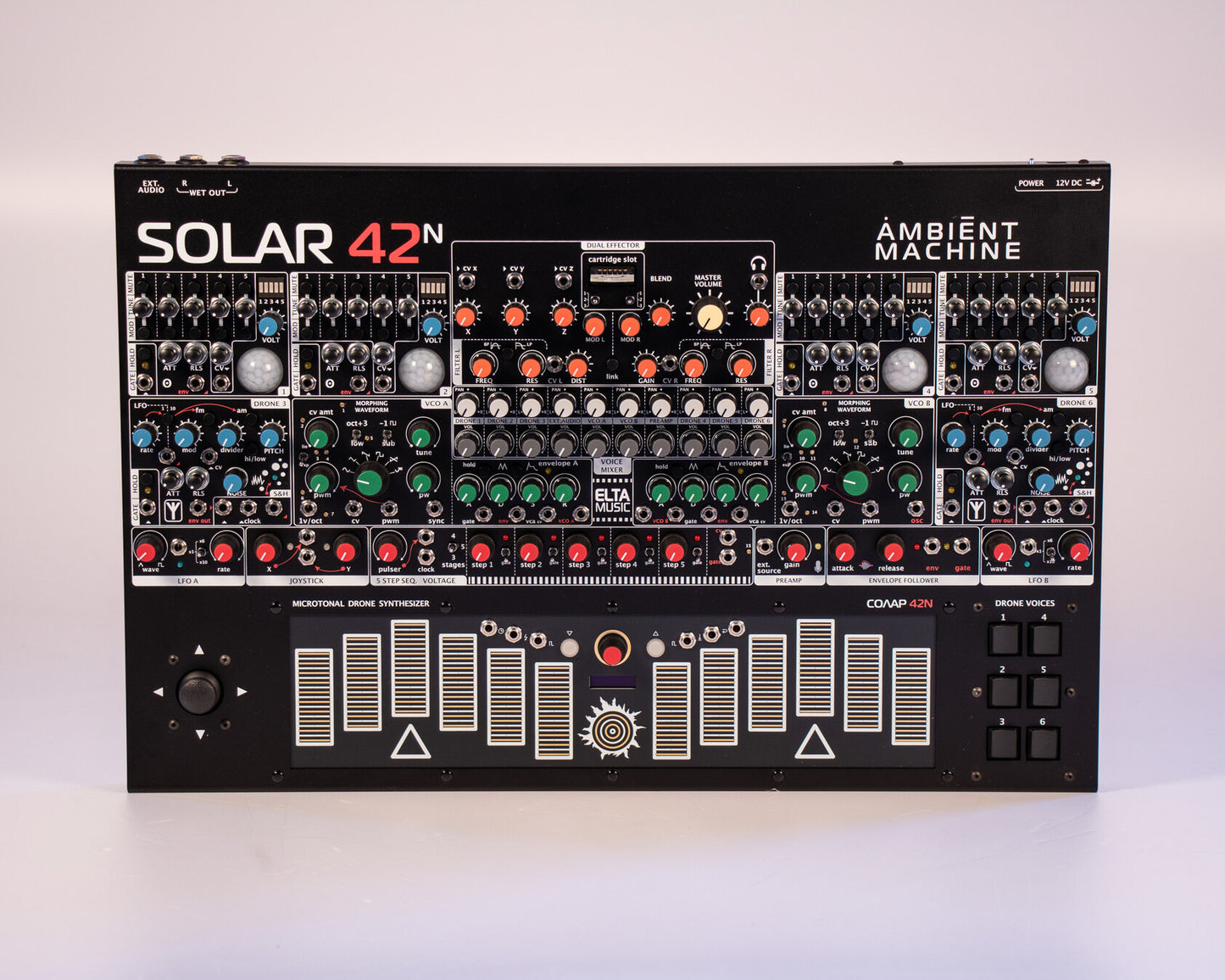 ELTA Music SOLAR 42ⁿ Drone Ambient Machine - Black