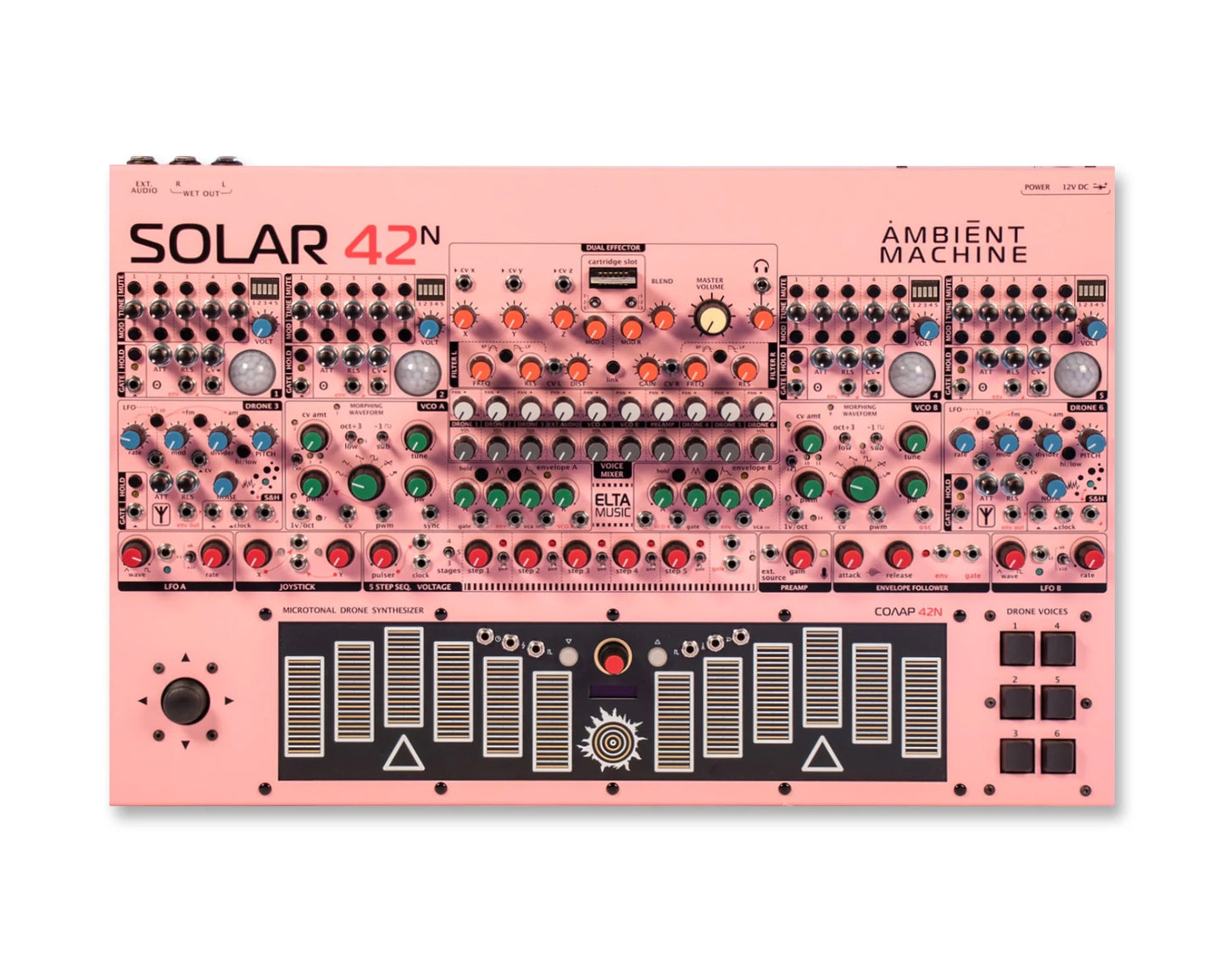 ELTA Music SOLAR 42ⁿ Microtonal Drone Ambient Machine - Pink