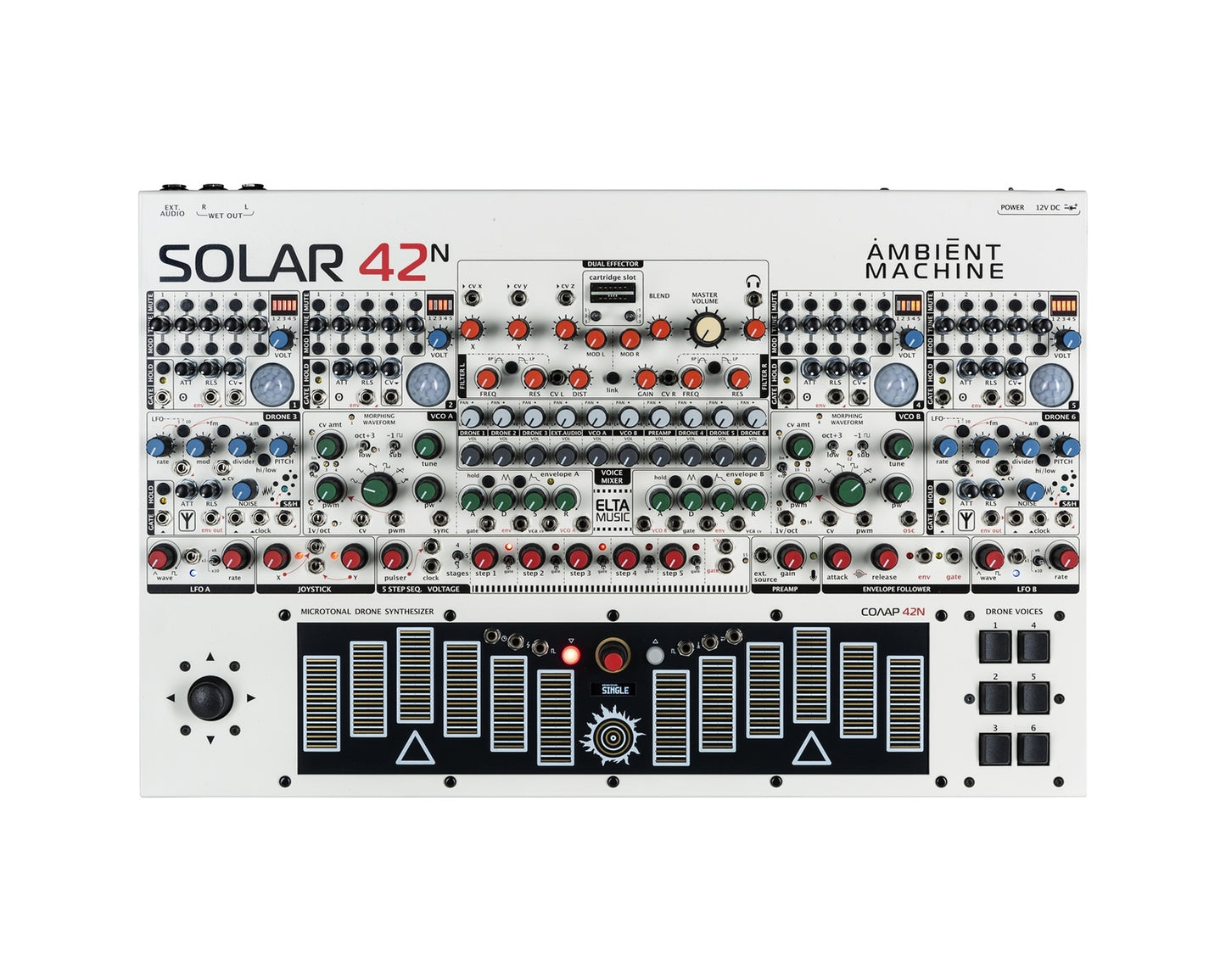ELTA Music SOLAR 42ⁿ Drone Ambient Machine - White