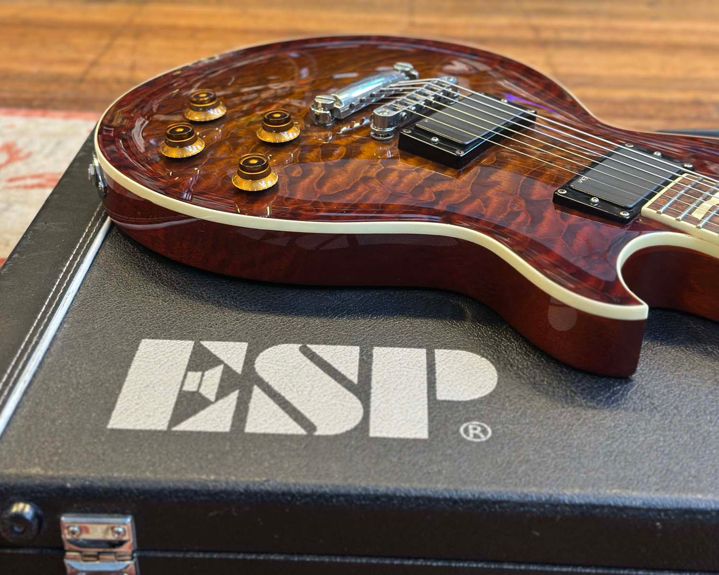 2003 ESP Eclipse II Standard Series QM (4-Knob) w/ OHSC