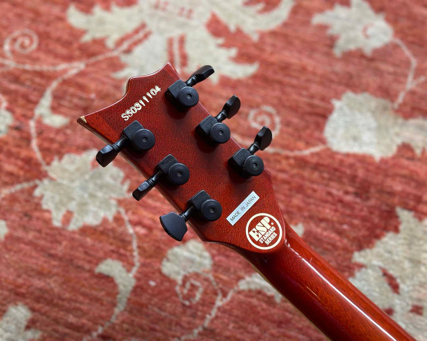 2003 ESP Eclipse II Standard Series QM (4-Knob) w/ OHSC - See-Thru Black Cherry