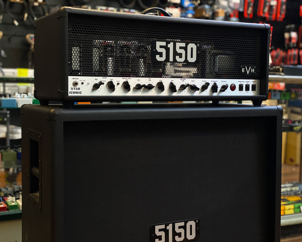 EVH 5150 Iconic Half Stack (Bundle) w/ Matching 4x12 Cab