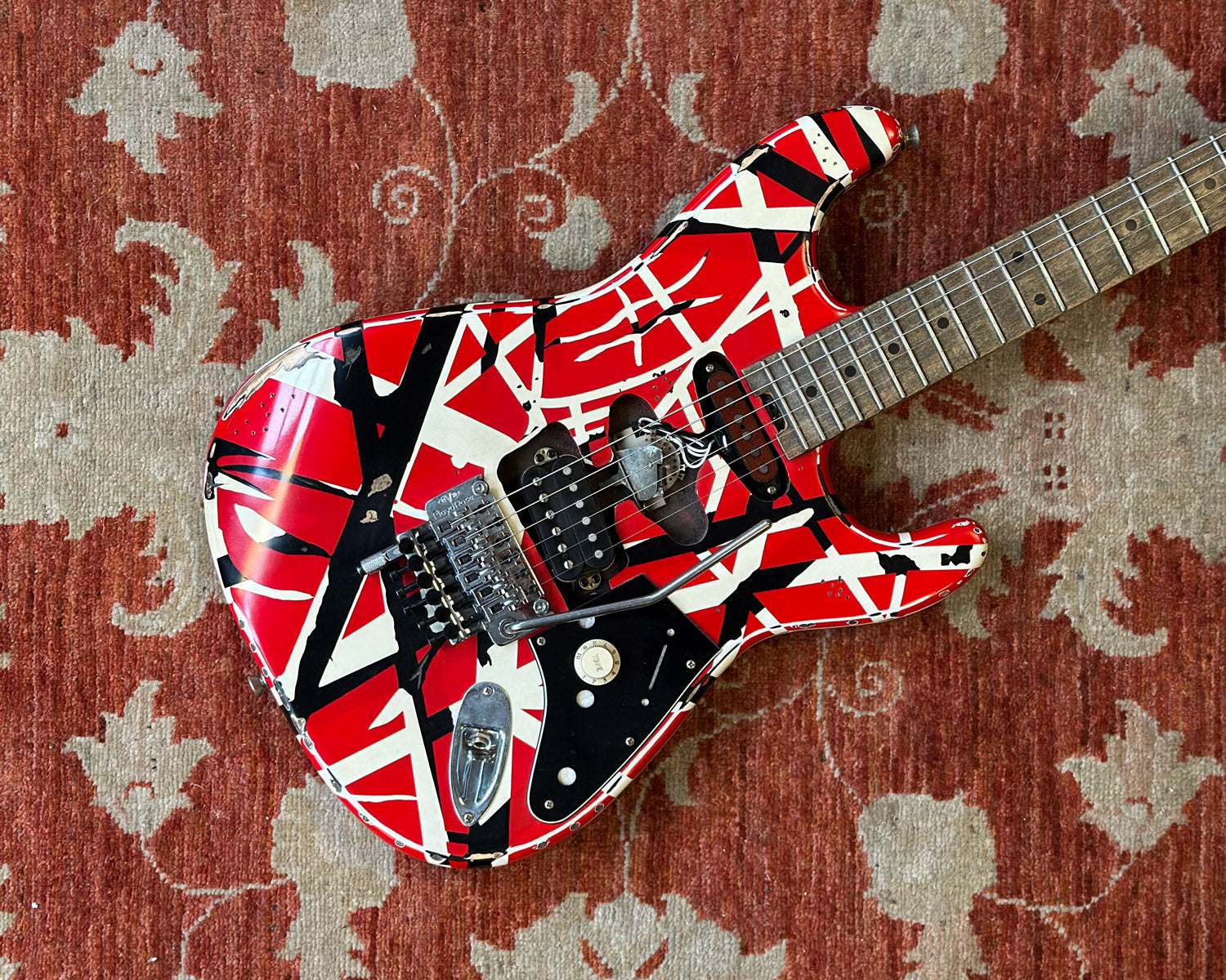 EVH Striped Series Frankenstein Frankie Relic