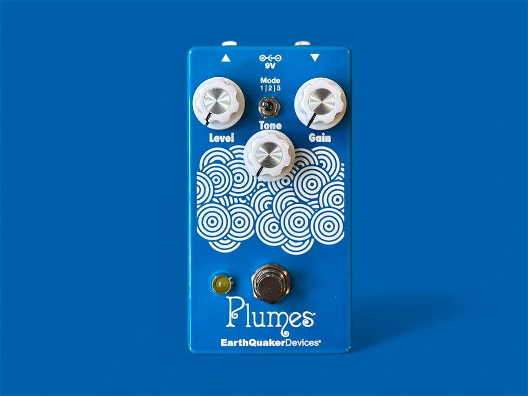 EarthQuaker Devices Plumes - EQD Day Custom Print (Blue)
