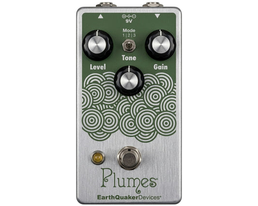 EarthQuaker Devices Plumes - FS Exclusive 2 Silver & Green