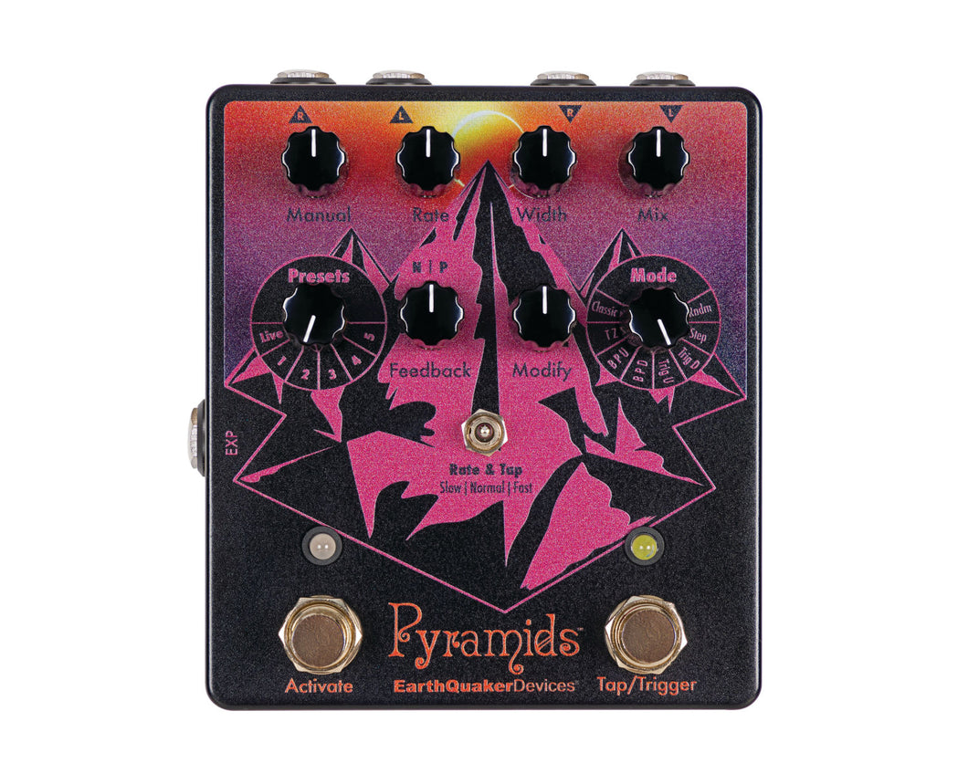 Limited Edition EarthQuaker Devices Pyramids Solar Eclipse Stereo Flanger