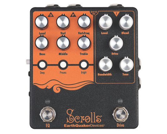 EarthQuaker Devices Scrolls Bass Odyssey Preamp/Drive Pedal