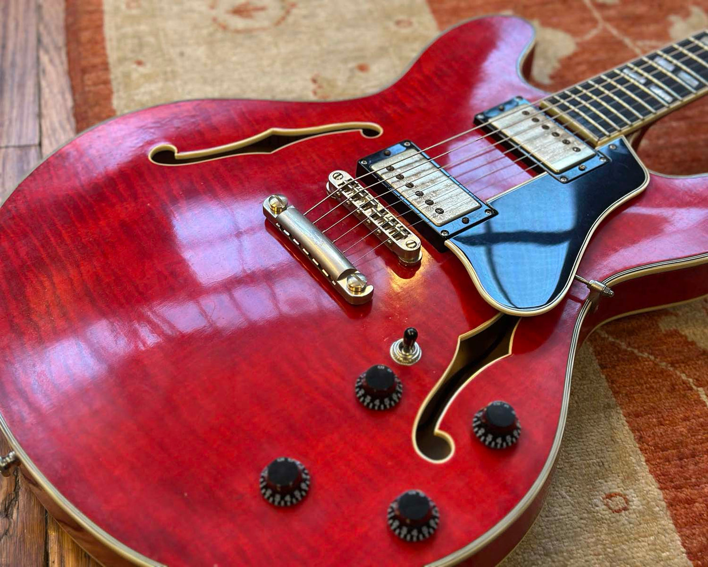 Eastman T59/V Semi-Hollow Thinline Electric Guitar w/ OHSC - Seymour Duncan Antiquities