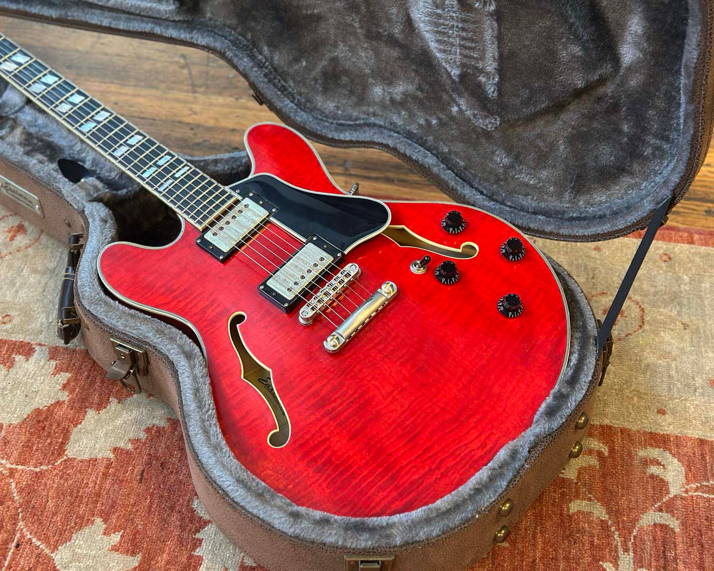Eastman T59/V Semi-Hollow Thinline Electric Guitar w/ OHSC - Seymour Duncan Antiquities