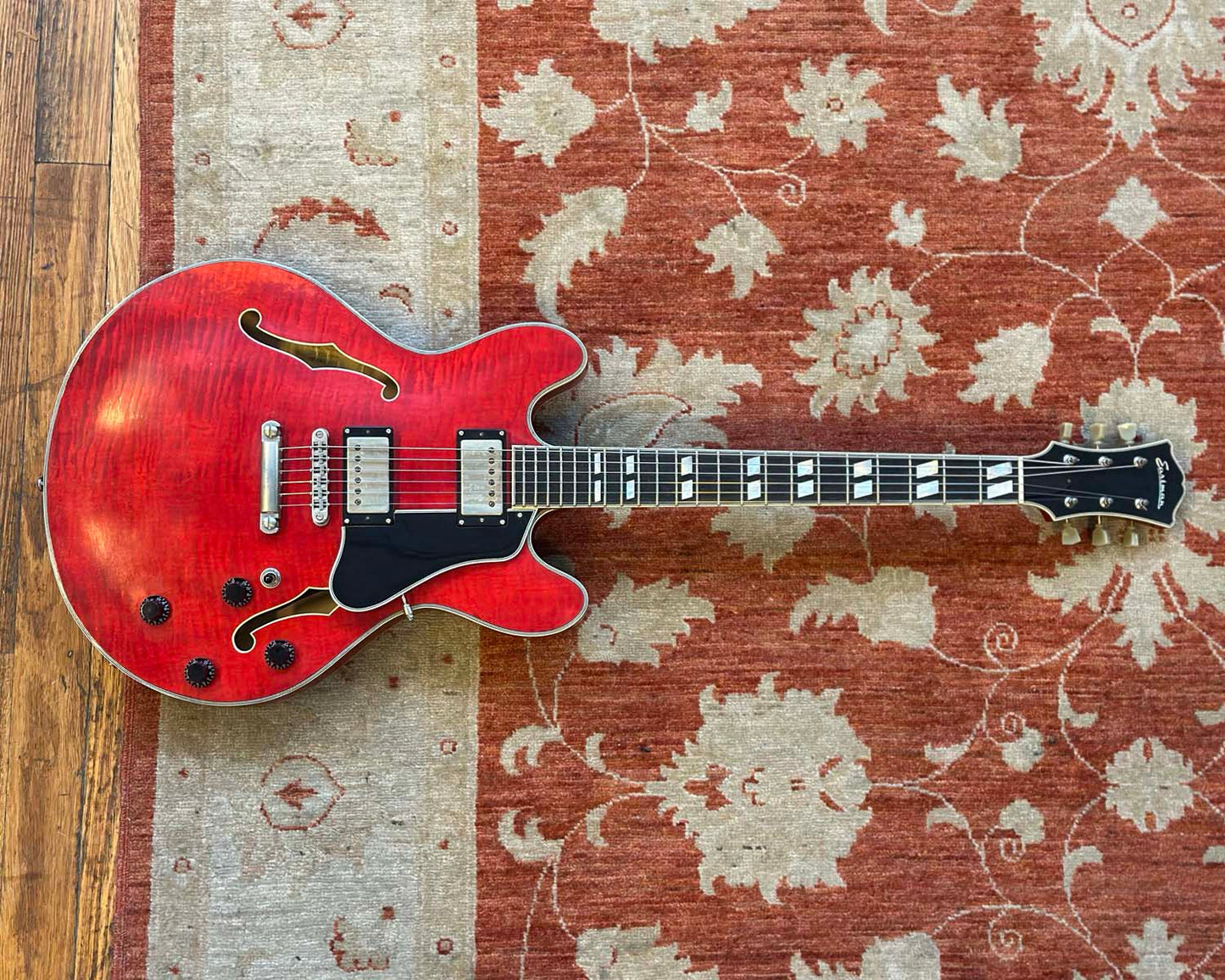 Eastman T59/V Semi-Hollow Thinline Electric Guitar w/ OHSC - Seymour Duncan Antiquities