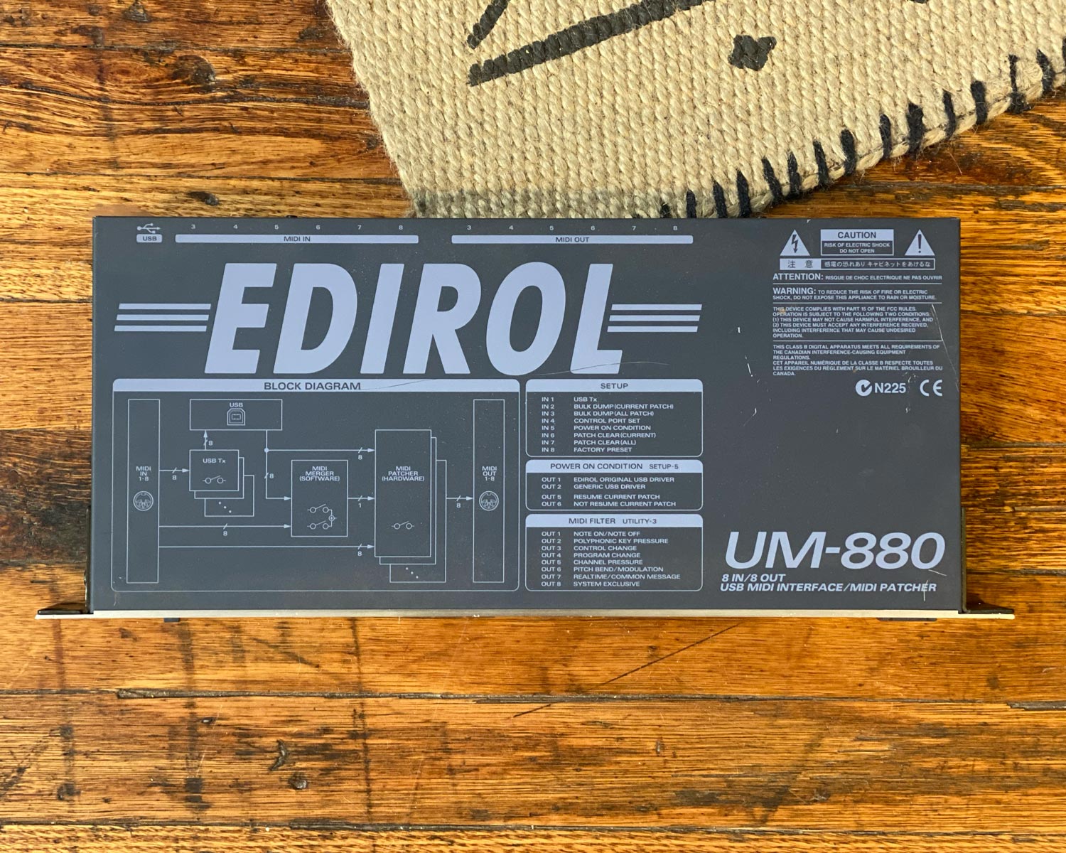 EDIROL UM-880 usb midi interface 【完動品】 EDIROL UM-880 usb midi interface 【完動品】 Amazon.co.jp