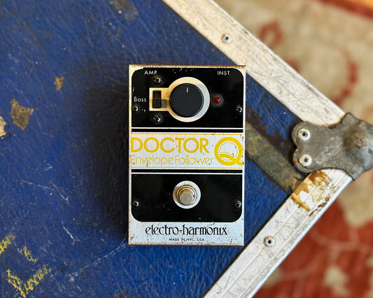 2002 Electro Harmonix Doctor Q Envelope Follower - Bent Steel Enclosure w/ Original Wooden Box and Paperwork