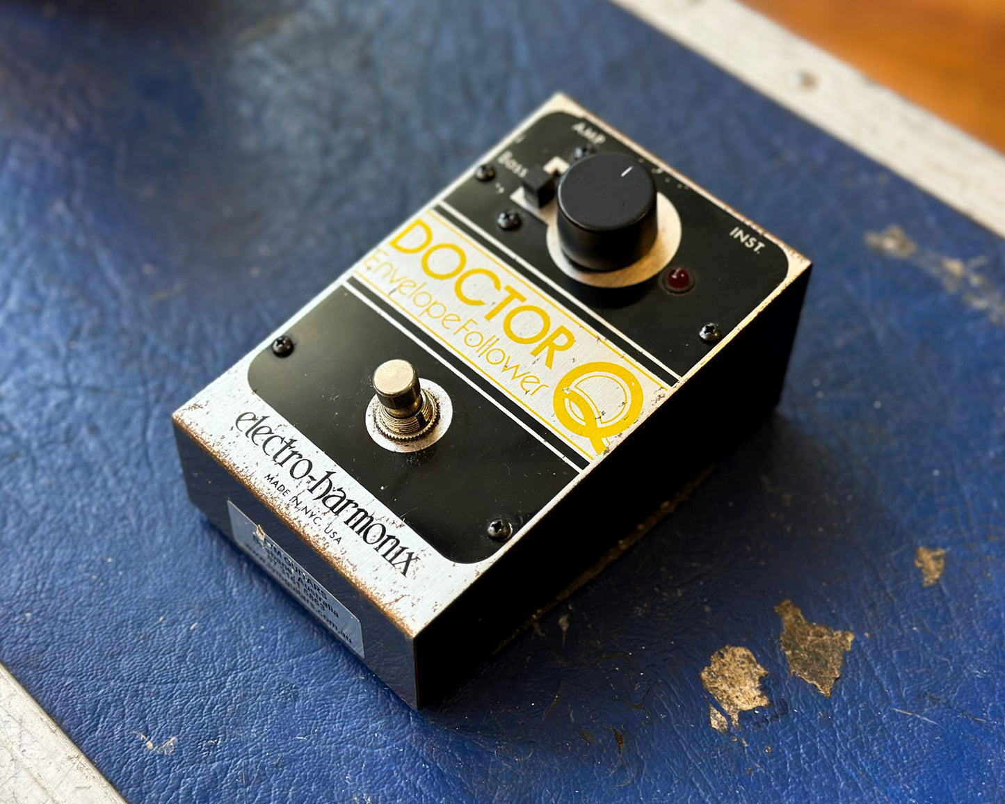 2002 Electro Harmonix Doctor Q Envelope Follower - Bent Steel Enclosure w/ Original Wooden Box and Paperwork