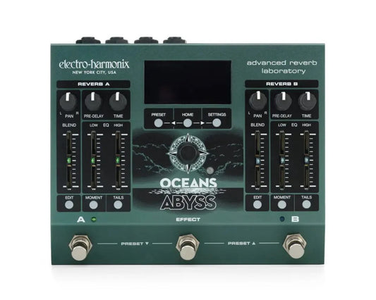 Electro Harmonix Oceans Abyss Reverb Pedal
