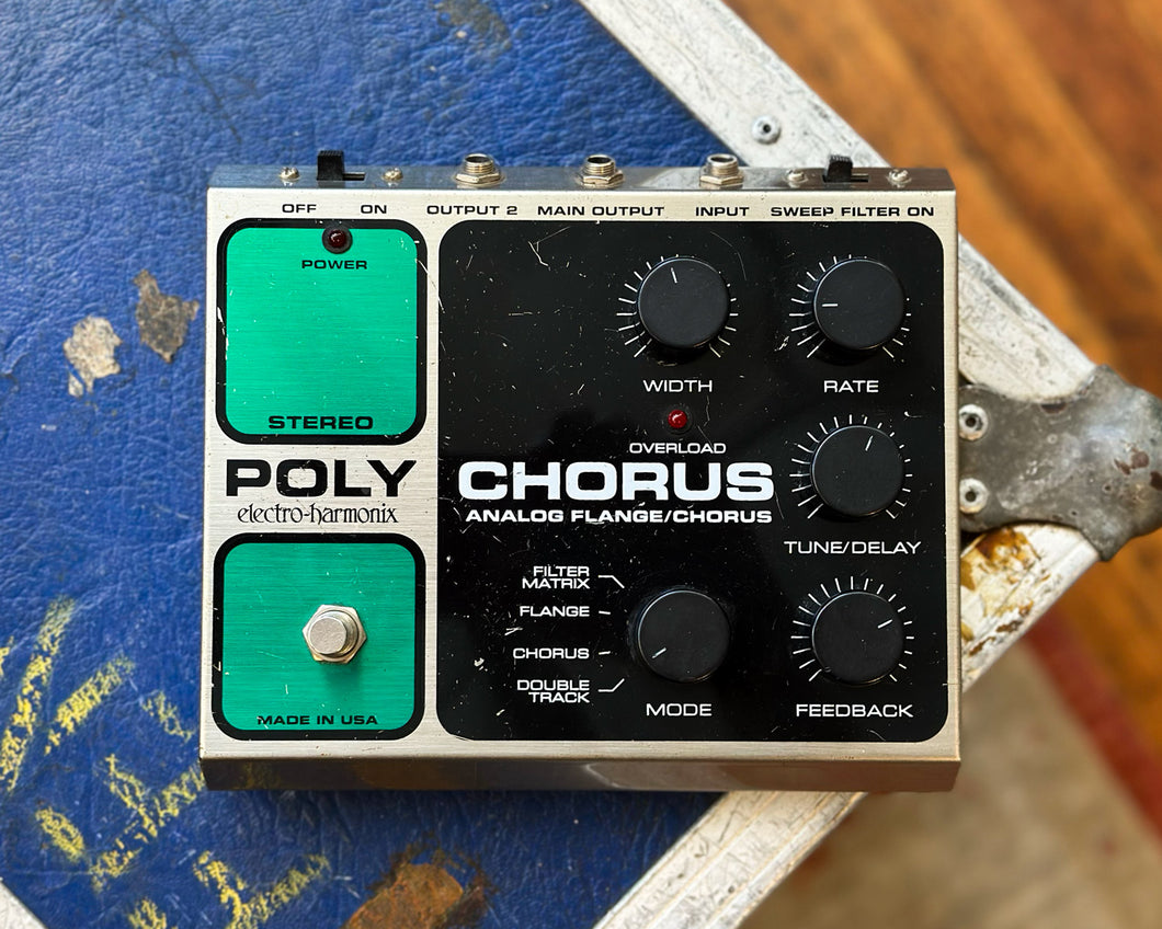 Electro Harmonix Stereo Poly Chorus Analogue Flange Reissue