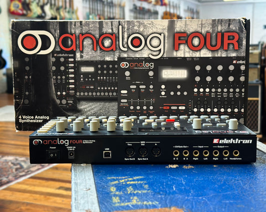 Elektron Analog Four MKI 4-Voice Desktop Polysynth with Sequencer