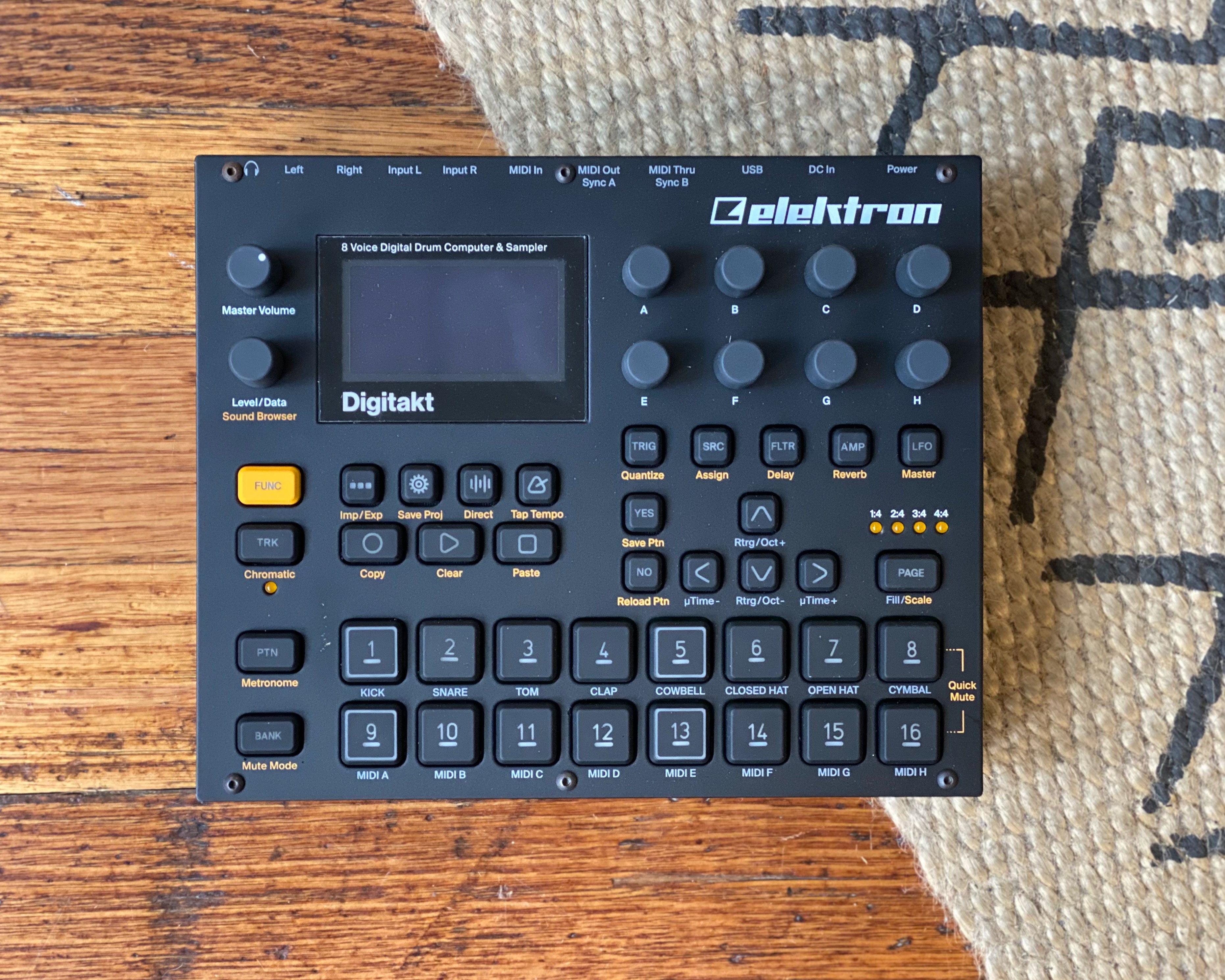 DJ機材 Elektron Digitakt Elektron Digitakt II | Elektron Distribution Group