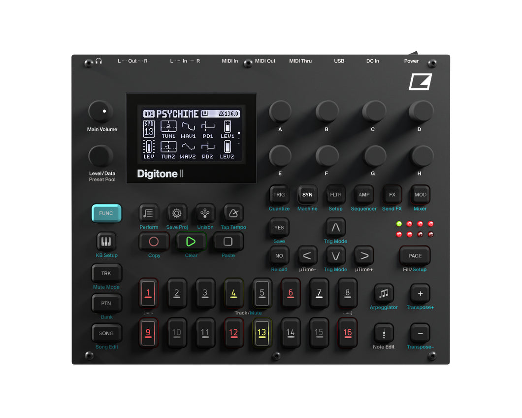 Elektron Digitone II Digital Synthesizer Sequencer