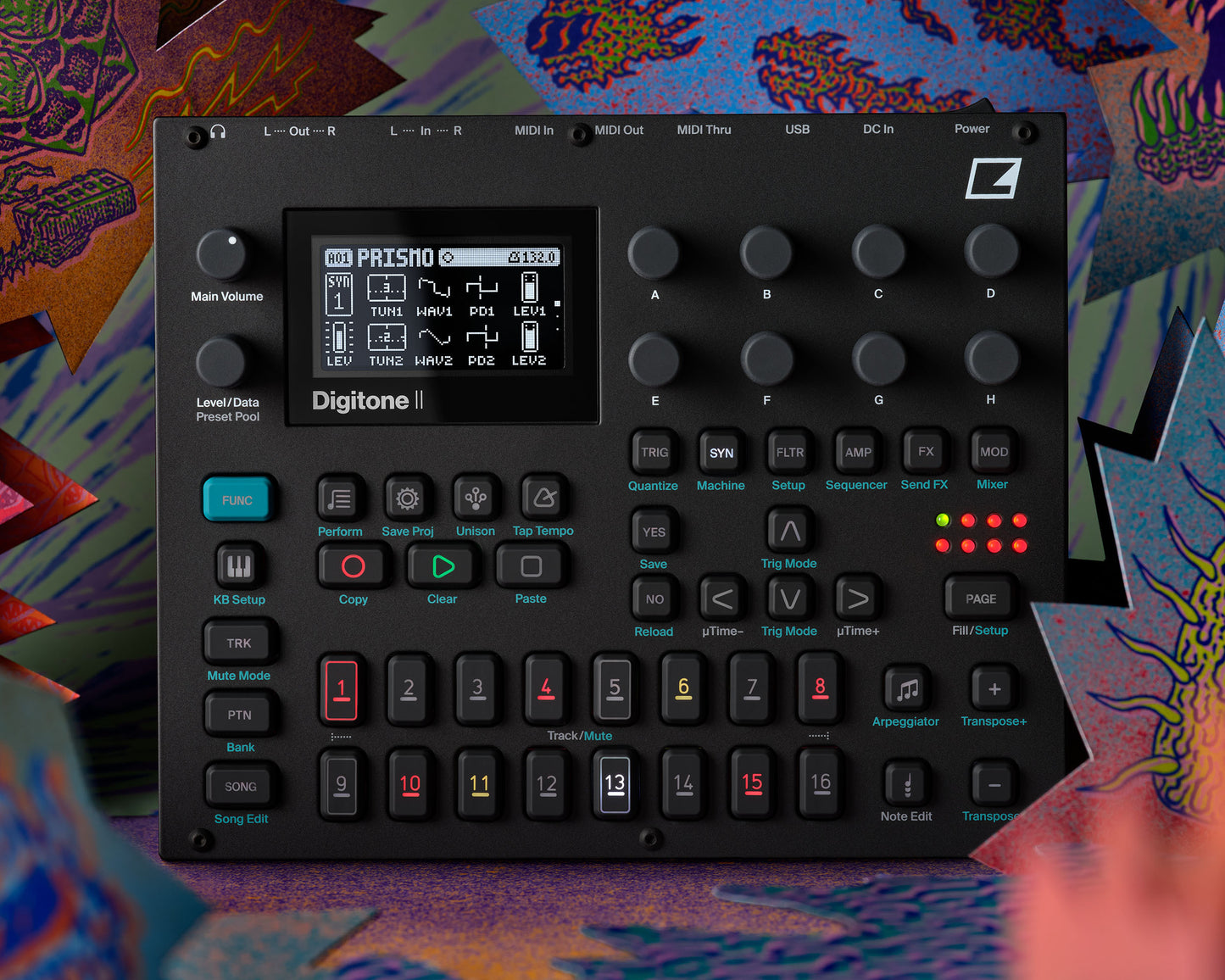 Elektron Digitone II Digital Synthesizer Sequencer