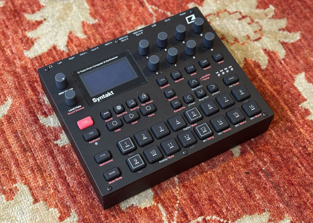 Elektron Syntakt 12-Track Hybrid Drum Machine and Synthesizer