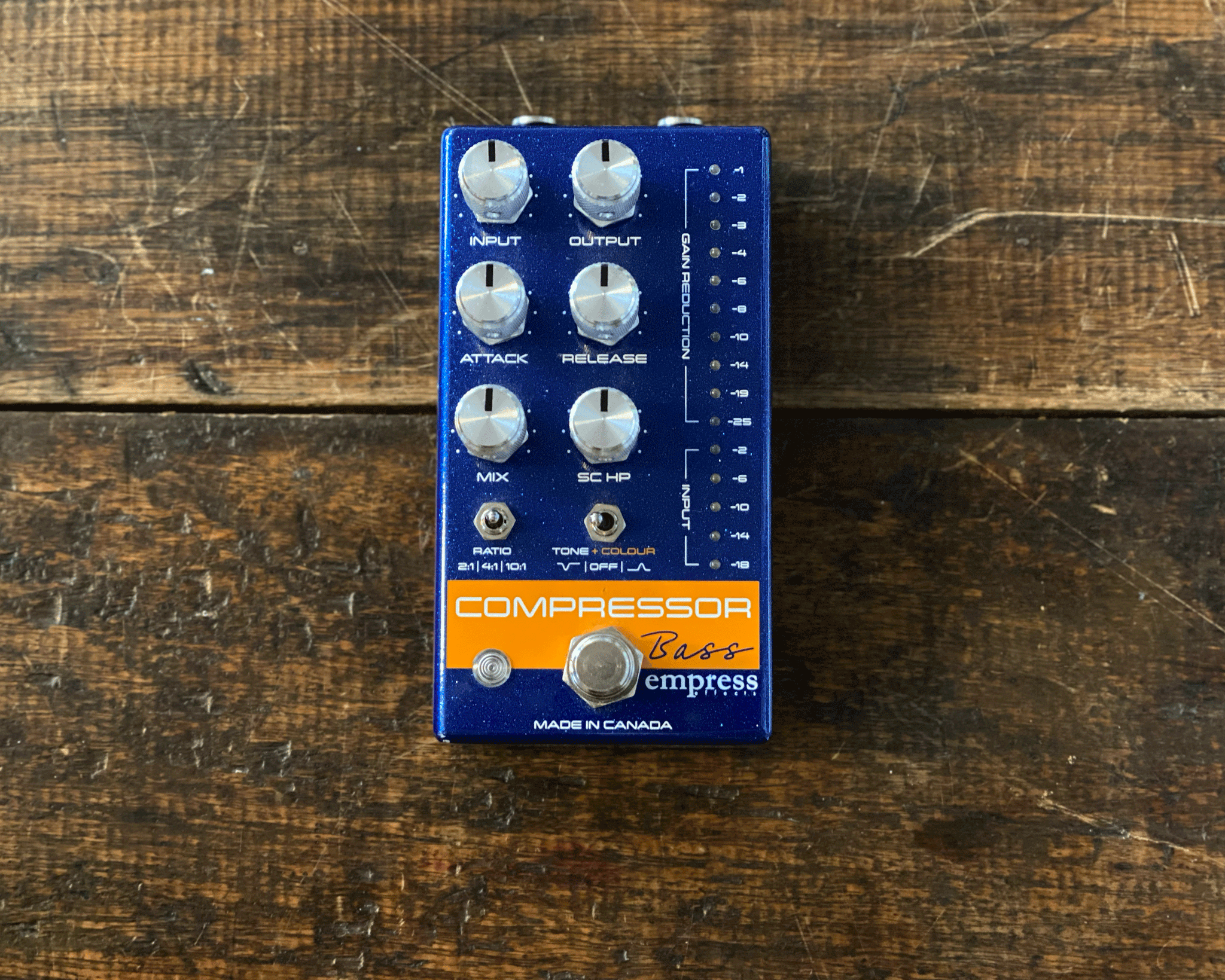 Empress Bass Compressor MkII - Blue – Found Sound Empress Bass Compressor MkII - Blue – Found Sound