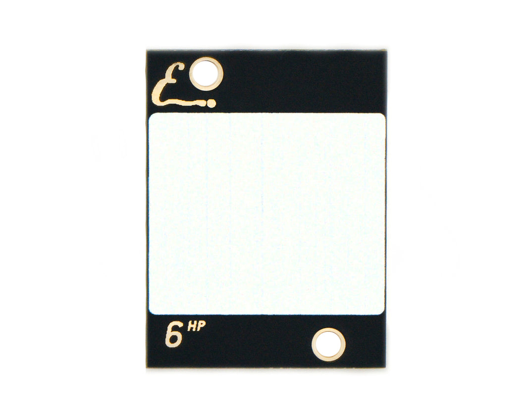 Endorphin.es 6HP 1U Blind Panel