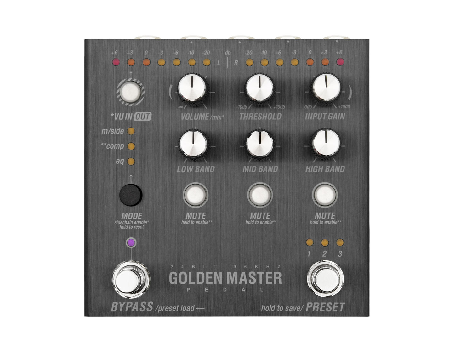 Endorphin.es Golden Master Pedal Multi-Dimensional Effects Processor - Black