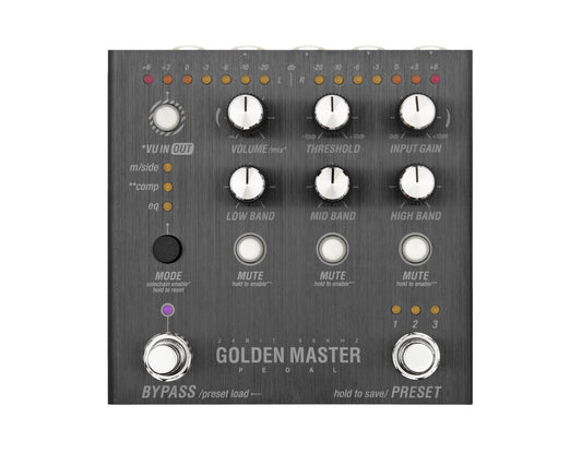 Endorphin.es Golden Master Pedal Multi-Dimensional Effects Processor - Black
