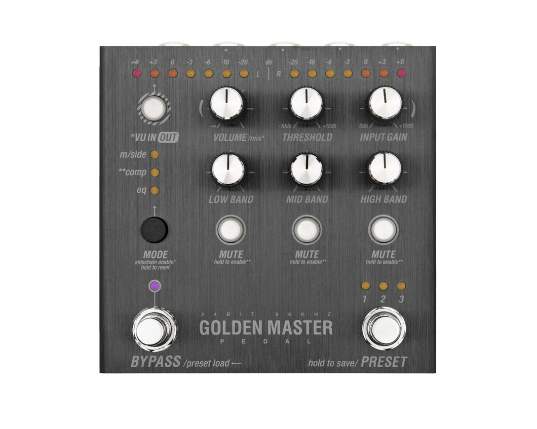 Endorphin.es Golden Master Pedal Multi-Dimensional Effects Processor - Black
