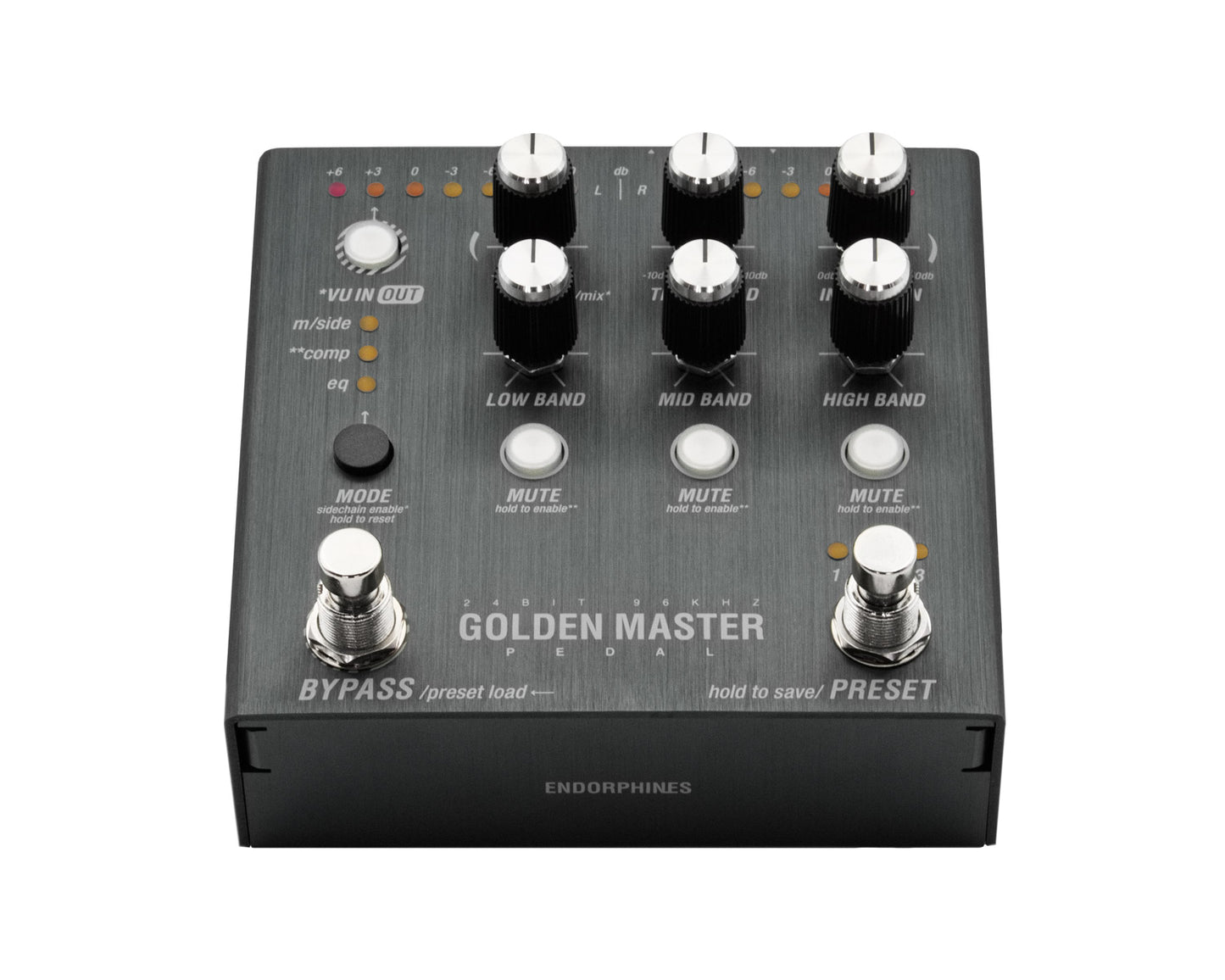 Endorphin.es Golden Master Pedal Multi-Dimensional Effects Processor - Black