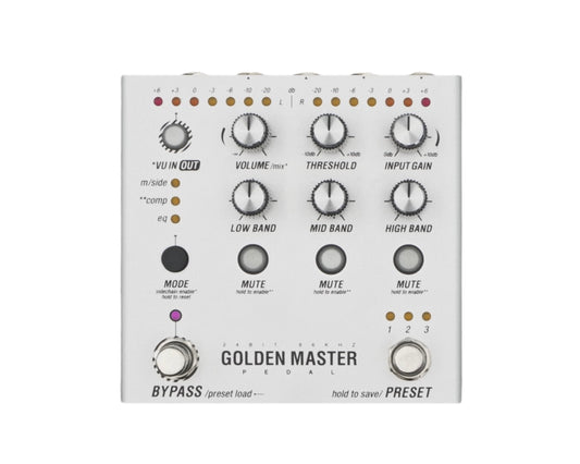 Endorphin.es Golden Master Pedal Multi-Dimensional Effects Processor - Silver