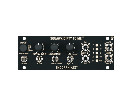 Endorphin.es Squawk Dirty To Me 1U - Black