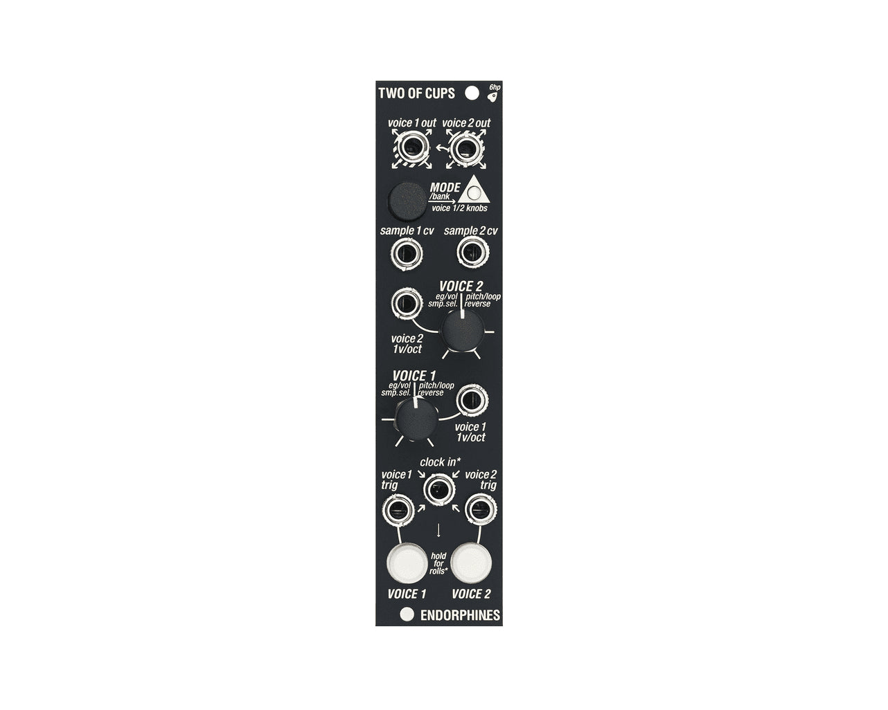 Endorphin.es Two Of Cups M/MIDI - Black