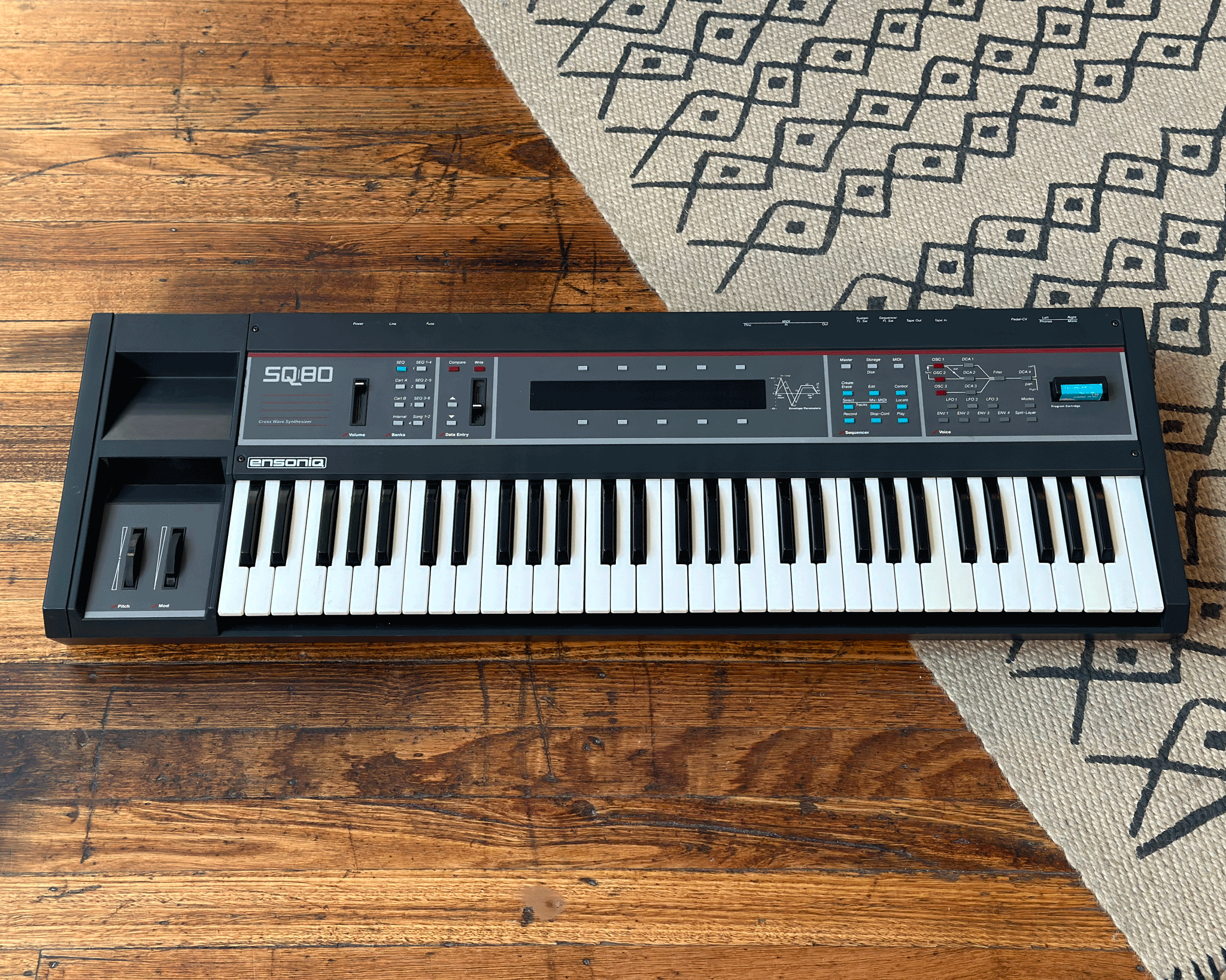 Ensoniq SQ-80 アナログ ハイブリッド シンセサイザー Experience with