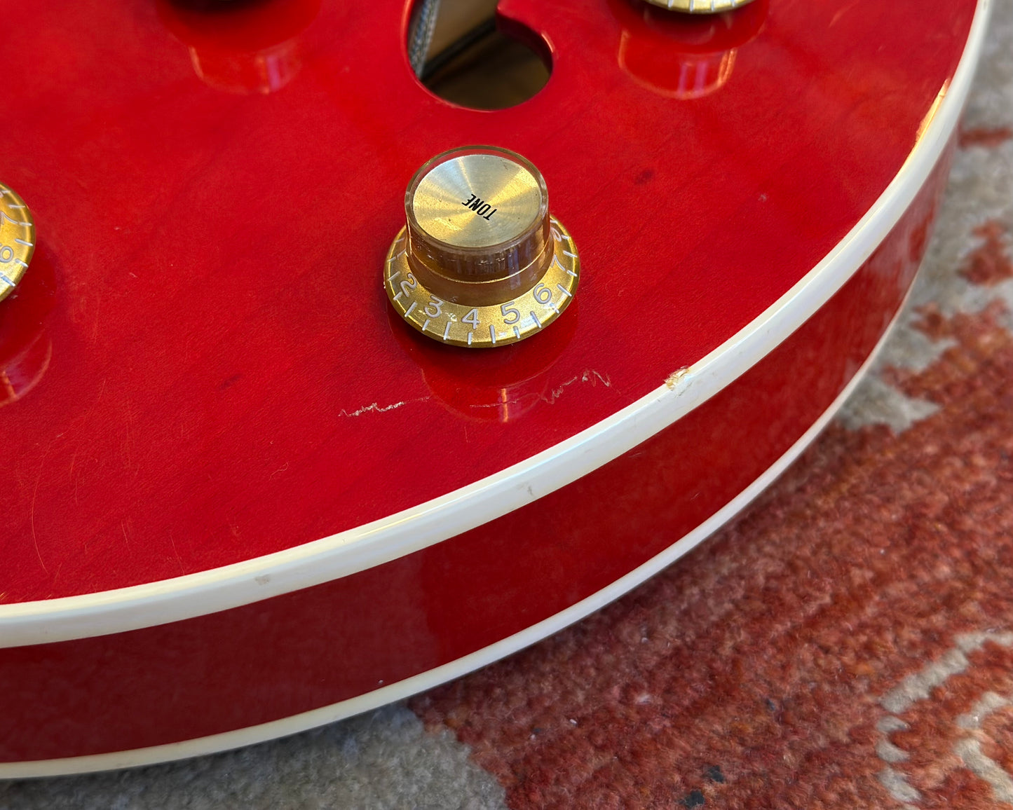 1996 Epiphone Casino w/ Case - Orange Label (Terada, Japan) - Modified