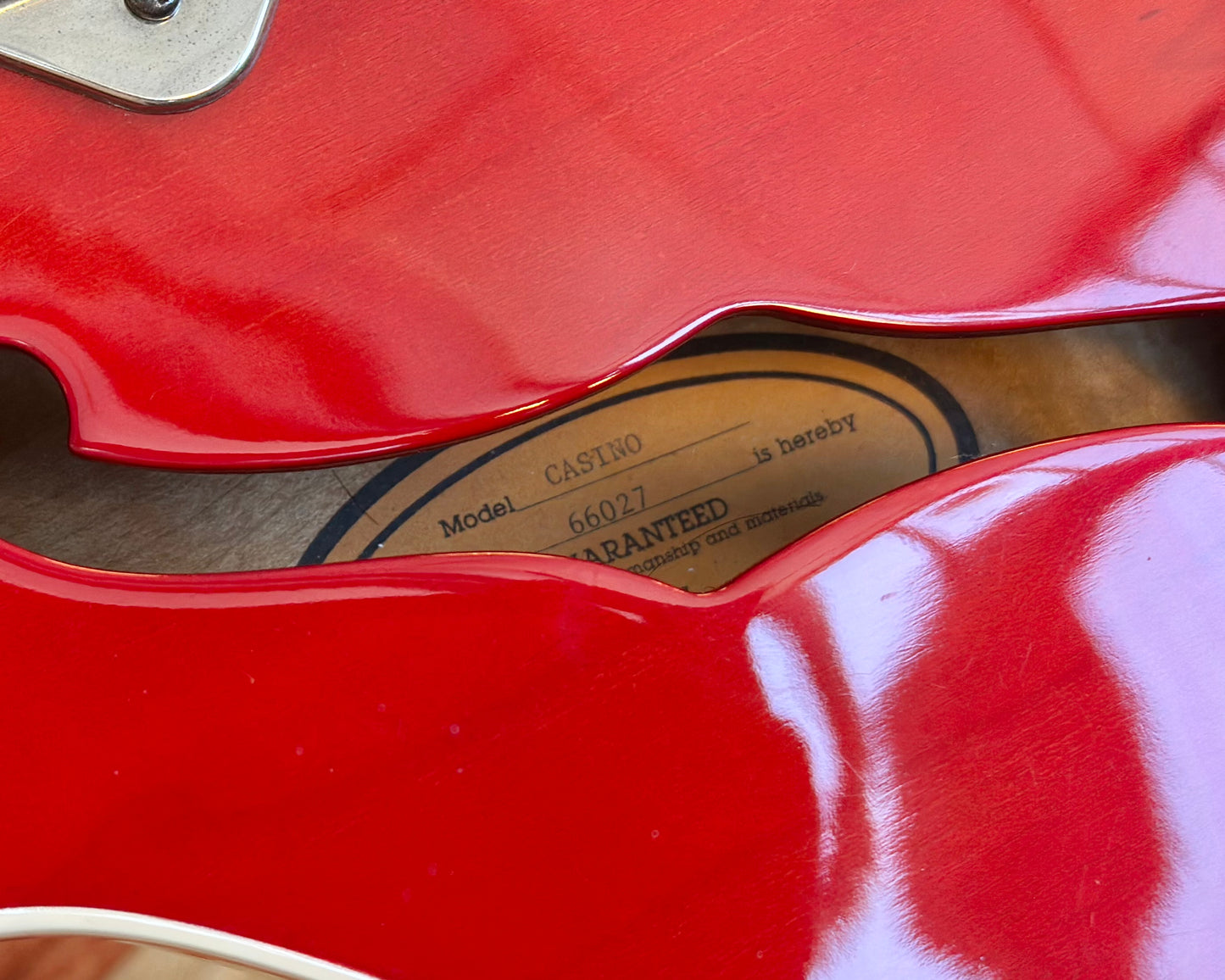 1996 Epiphone Casino w/ Case - Orange Label (Terada, Japan) - Modified
