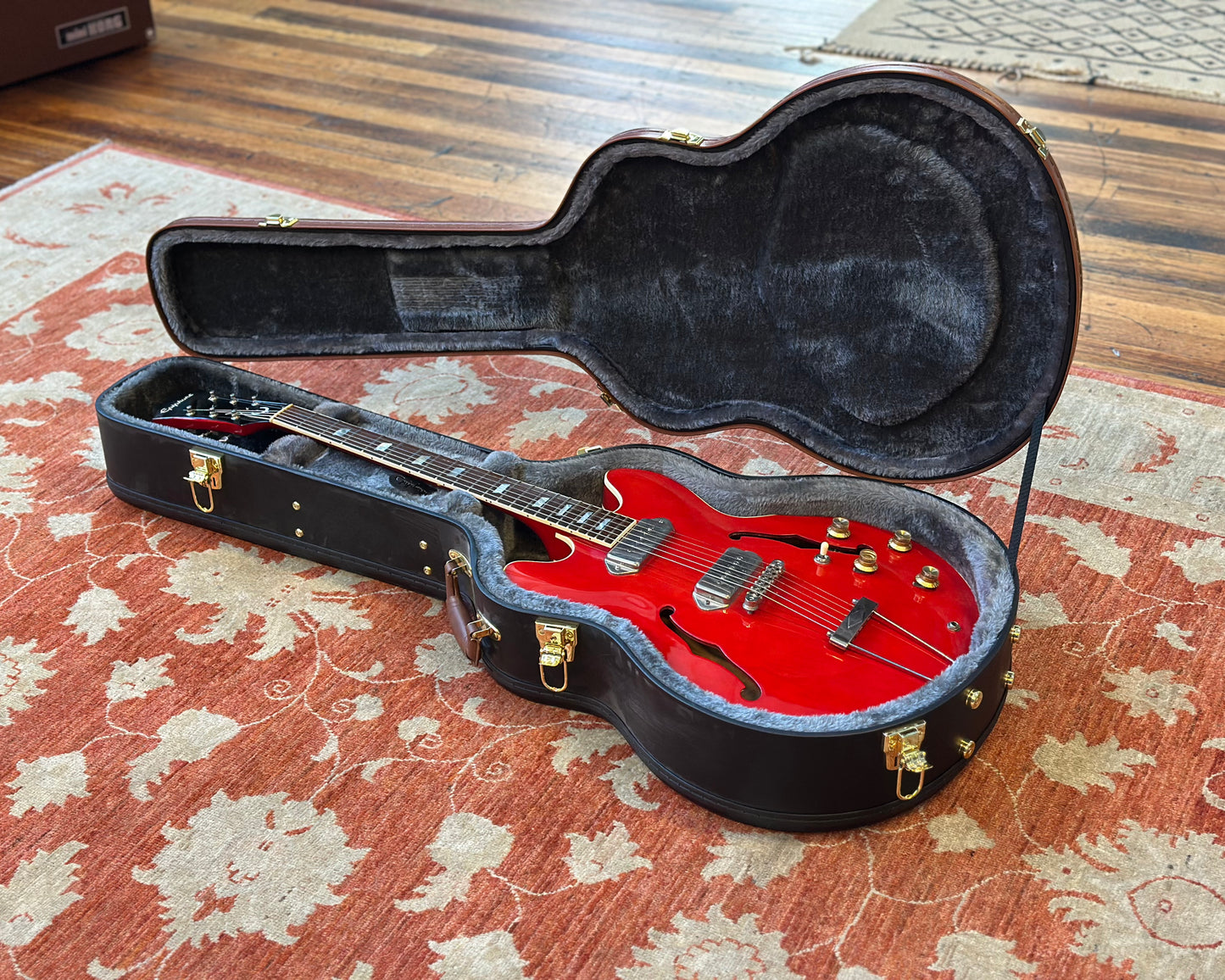 1996 Epiphone Casino w/ Case - Orange Label (Terada, Japan) - Modified