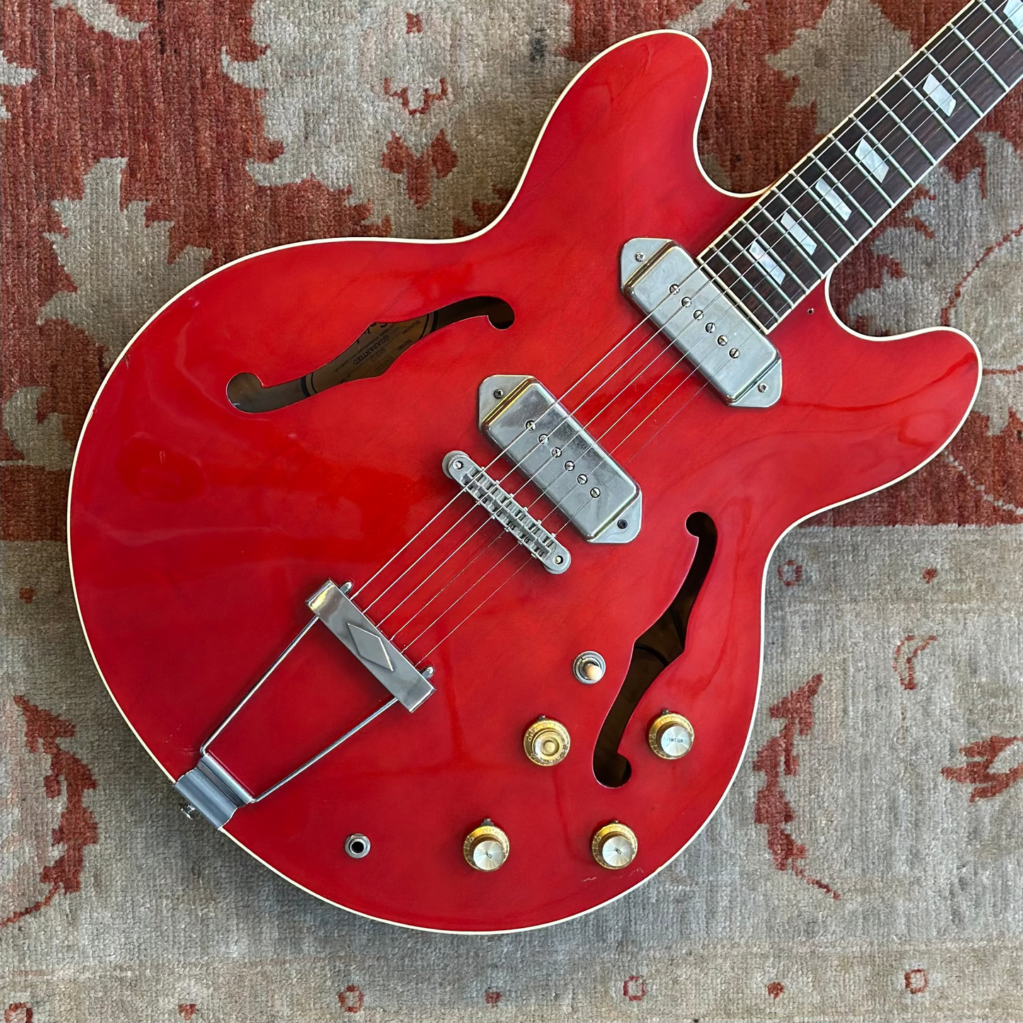 1996 Epiphone Casino w/ Case - Orange Label (Terada, Japan) - Modified