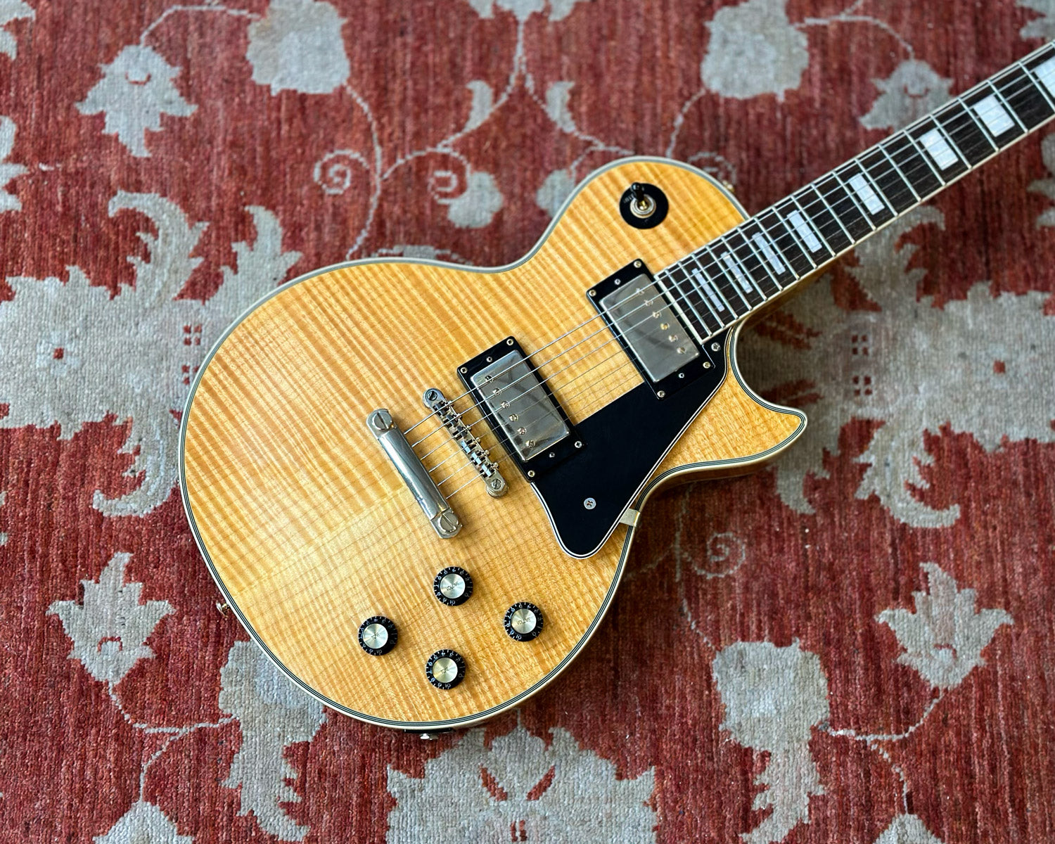 2007 Epiphone Les Paul Custom Plus Natural Flame Maple