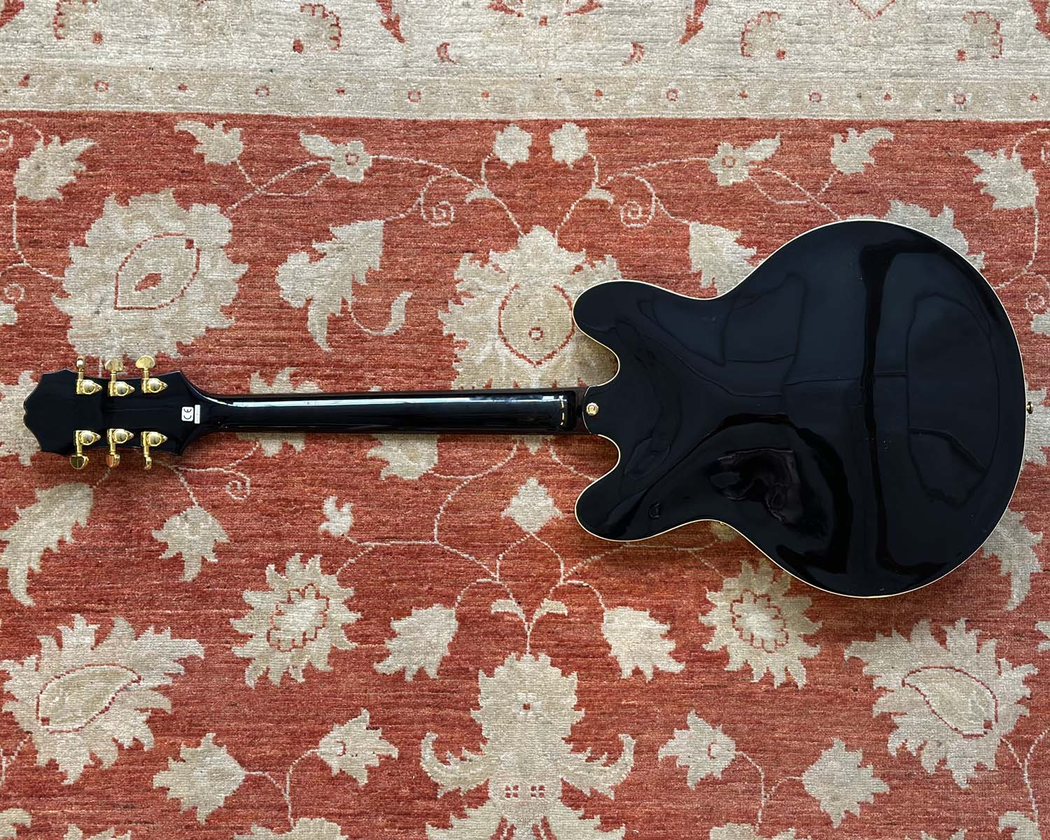 Epiphone Sheraton II EB Semi-Hollow Electric Guitar - Ebony