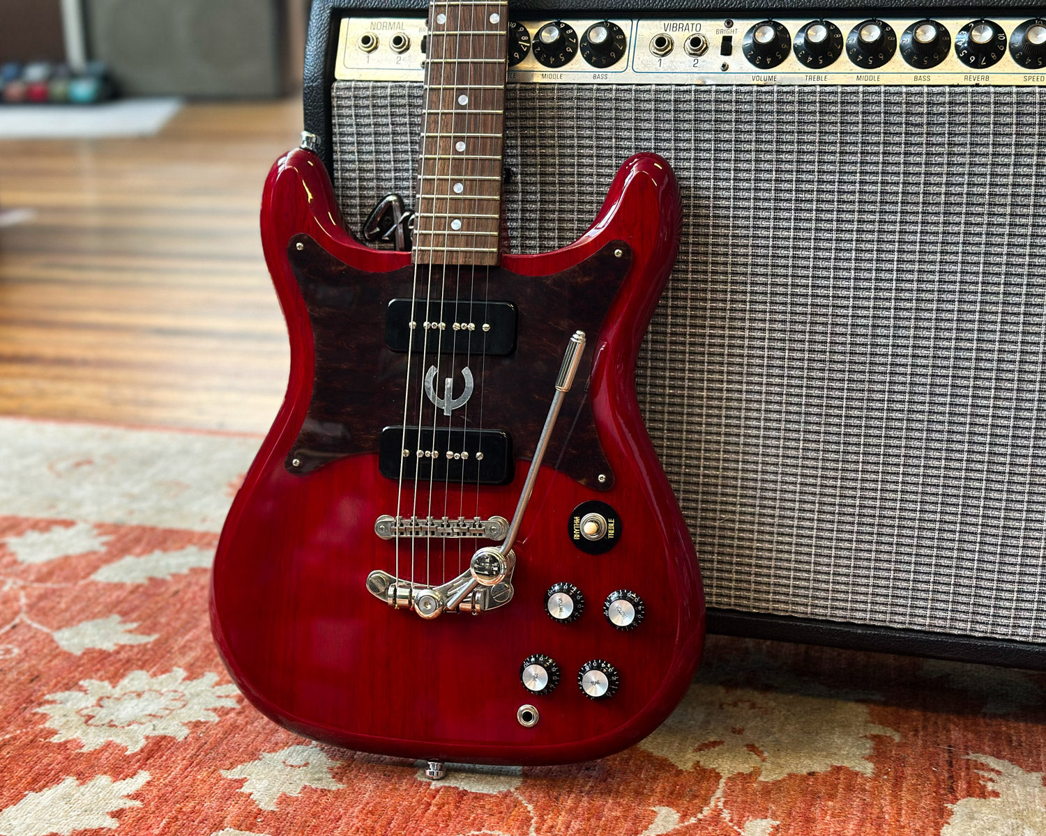 2021 Epiphone Wilshire P-90 w/ Duesenberg Les Trem & Faber/Gotoh