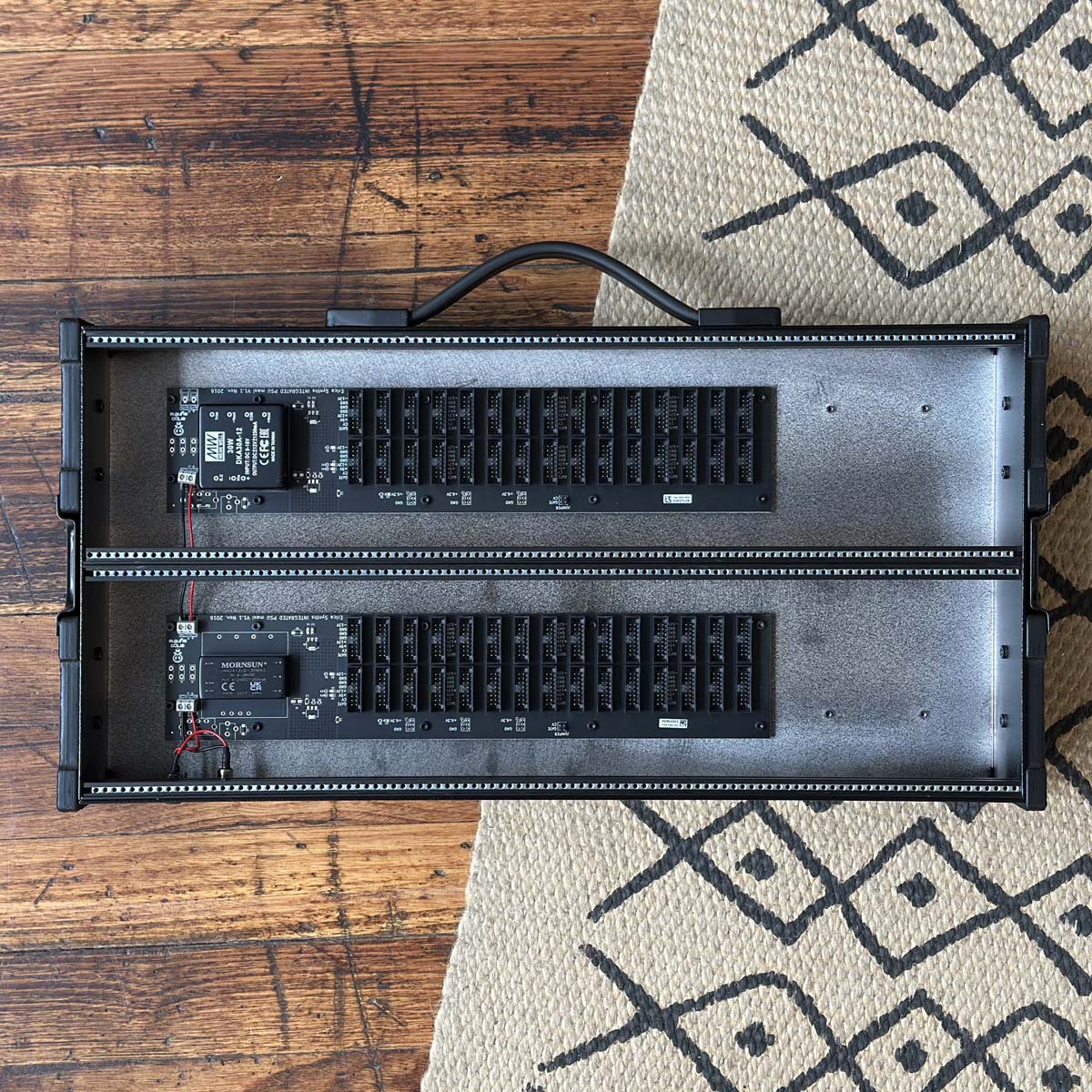 Erica Synths 2x104HP Aluminium Travel Case With Lid