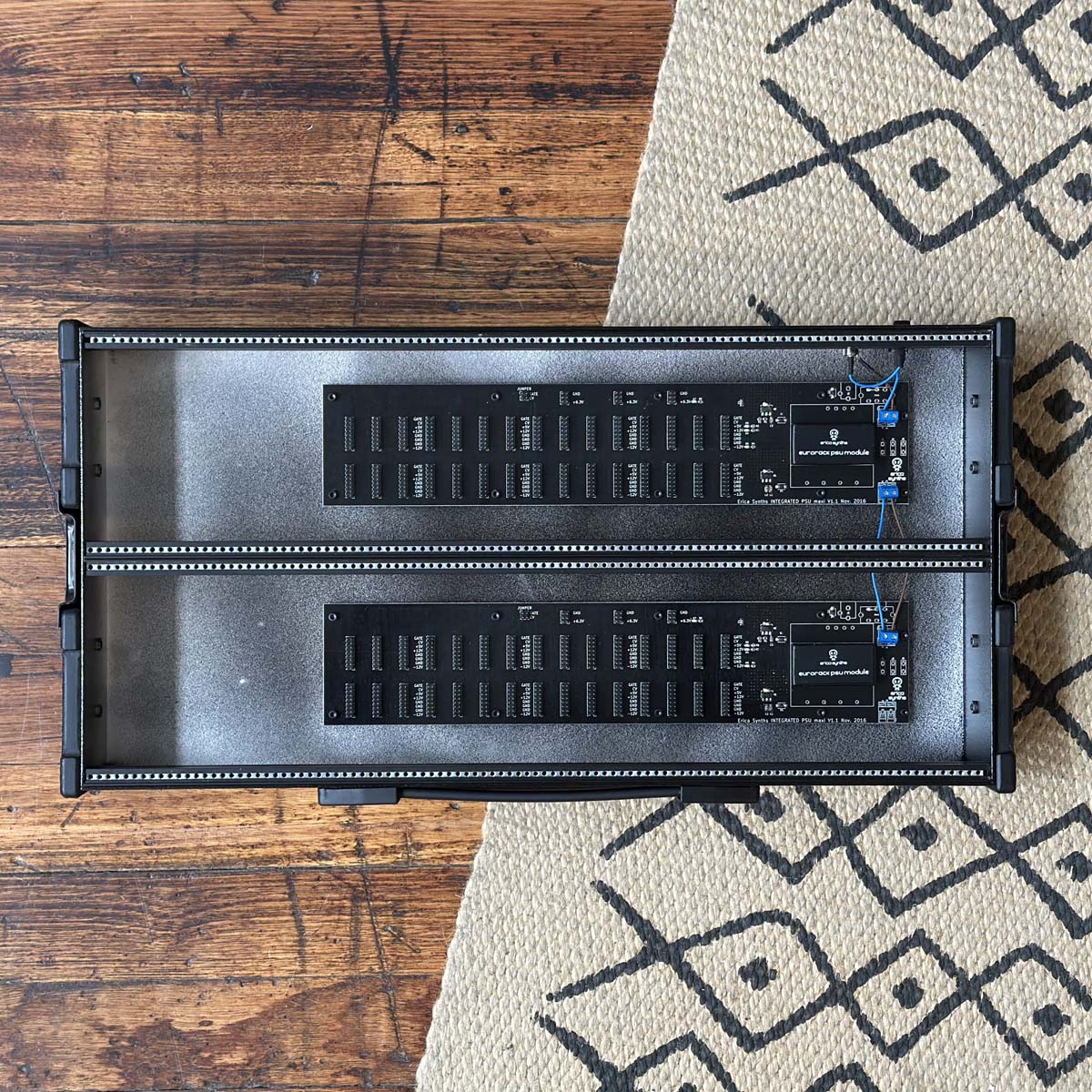 Erica Synths 2x104HP Aluminium Travel Case With Lid
