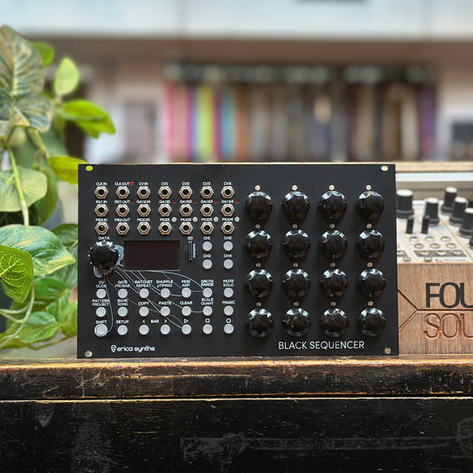 Erica Synths Black Sequencer Eurorack Module