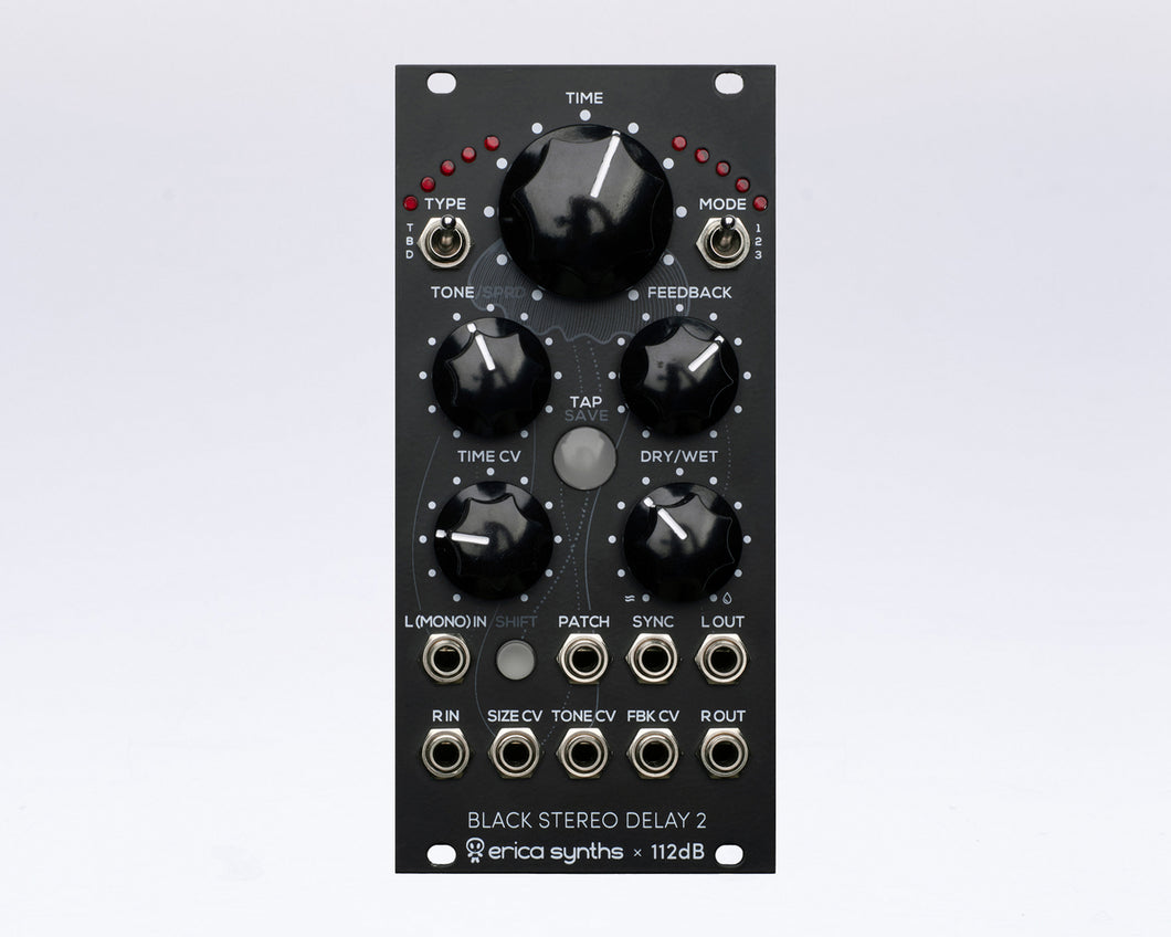 Erica Synths Black Stereo Delay2