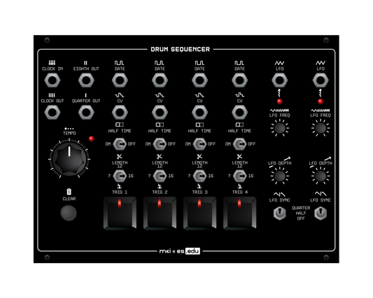Erica Synths EDU DIY Drum Sequencer